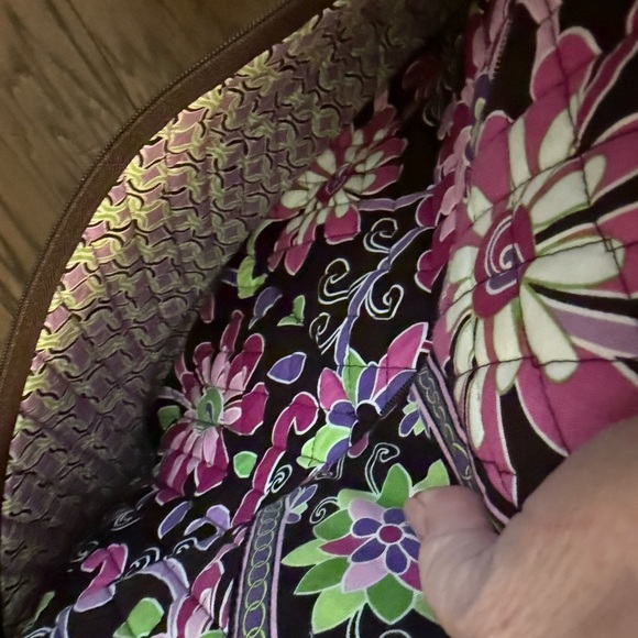 Vera Bradley Messenger Bag in Purple Punch - Picture 4 of 9